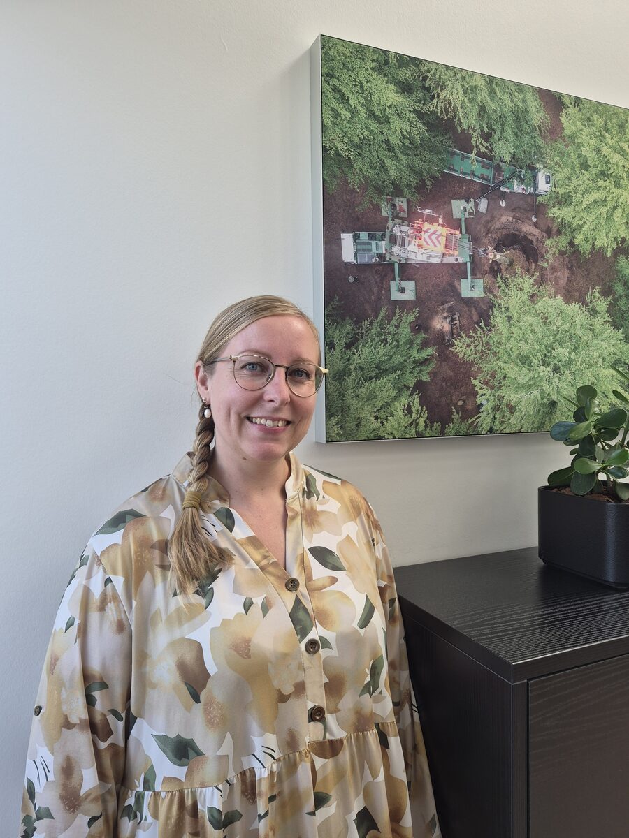 Lise på kontoret i Aalborg