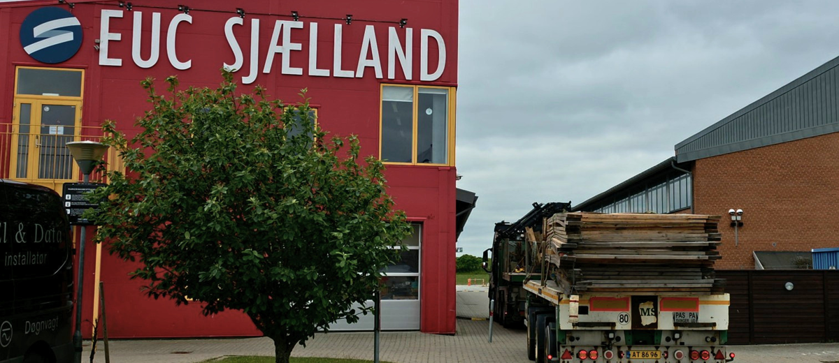 Levring af overskudstræ til teknisk skole