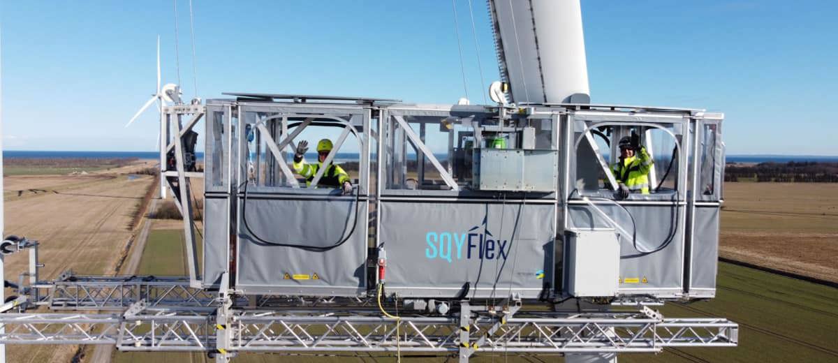 SQYFlex arbejdsplatform fra BMS til sikkert og effektivt arbejde i højden